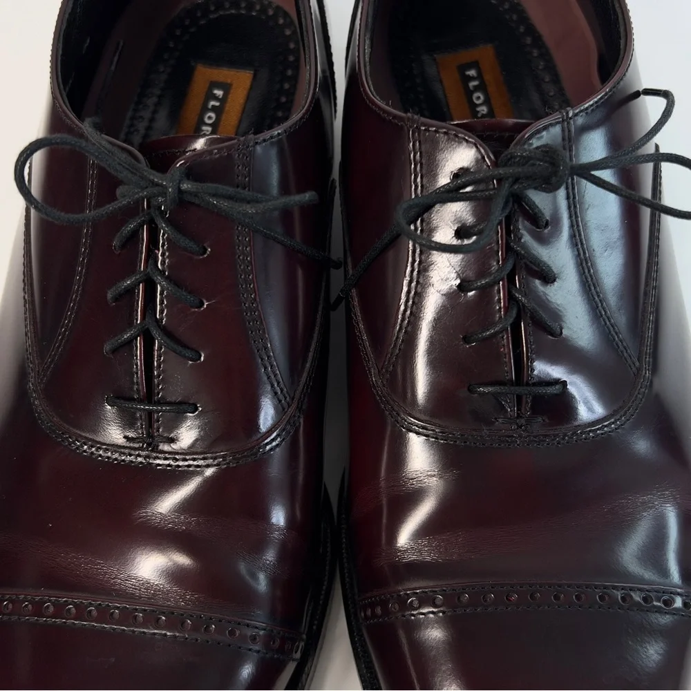 FLORSHEIM Sorrento Oxford Men’s Size 11 Burgundy Lace Up